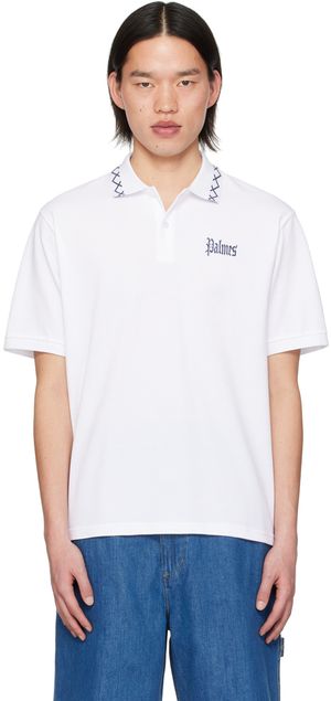 Palmes White Spencer Polo