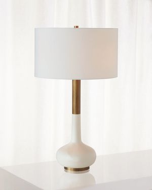 Powell White Table Lamp