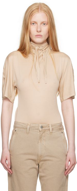LEMAIRE Pink Short Sleeve Foulard T-shirt