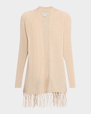 Cashmere Fringe Cardigan
