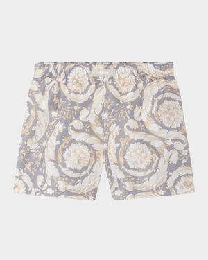 Boy's Barocco Swim Shorts, Size 12M-4