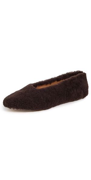 STAUD Alba Ballet Flats Espresso 36
