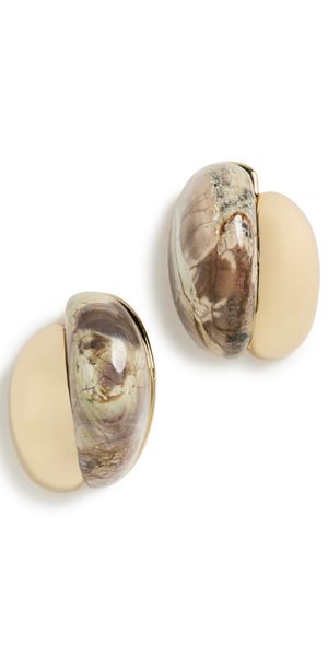 LELET NY Cami Stone Earrings Autumn Jasper One Size