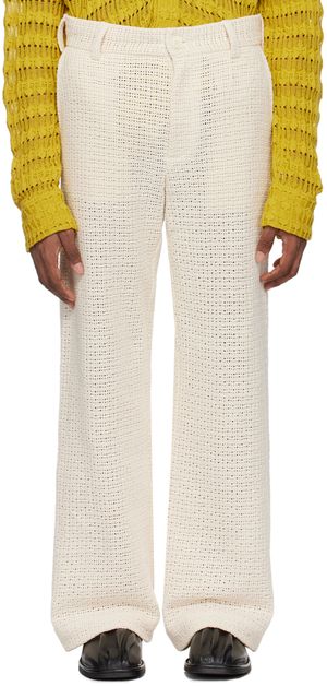 Séfr Pantalon Richie blanc cassé