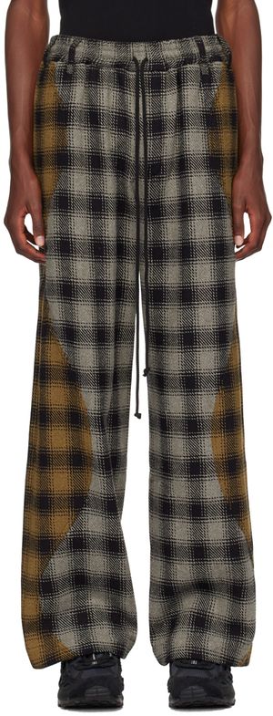 Song for the Mute Black & Gray Relaxed Lounge Pants