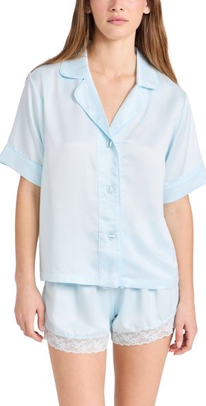 Flora Nikrooz Selena Shorts Pajama Set Light Blue XS