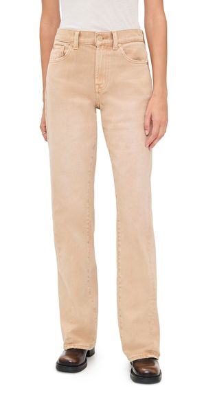 7 For All Mankind Twisted Tess Trousers Sandune 33