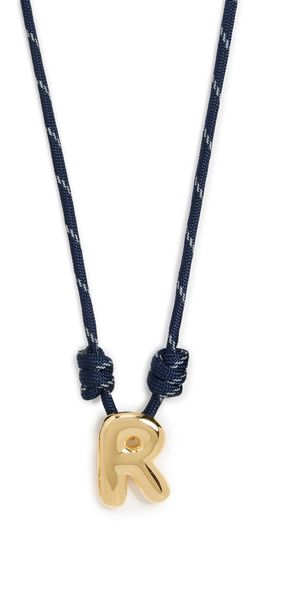 Martha Calvo Bubble Letter Wrap Necklace R/Navy One Size