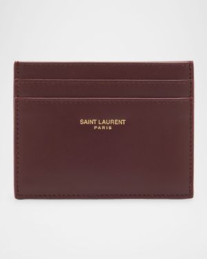 YSL Card Case in Calf Leather