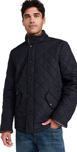 Barbour Powell Quilted Jacket Navy M