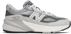 New Balance Big Kids Gray & Silver FuelCell 990v6 Sneakers