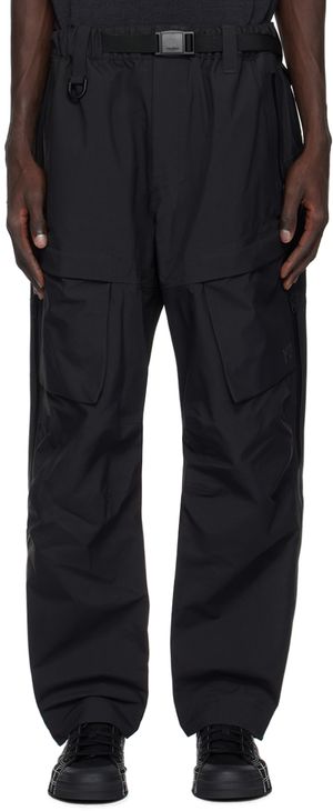 Y-3 Black Gore-Tex Hardshell Cargo Pants
