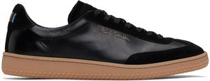 Paul Smith Black Leather Como Sneakers