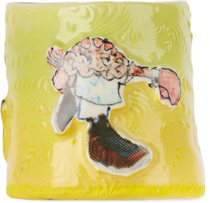 Handle With Care by Christian Moses Green & Yellow Foam Runner Cup