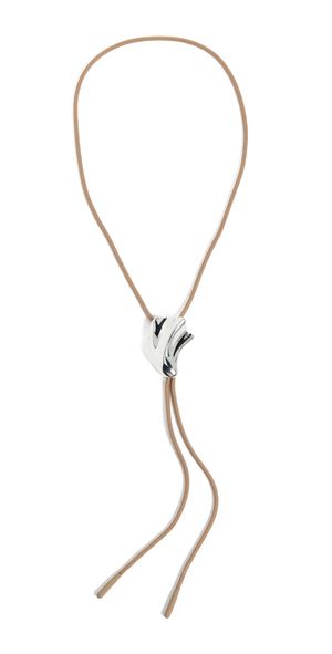 Jenny Bird Lydia Bolo Tie Silver One Size