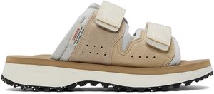 SUICOKE Beige & Gray MOGI-ab Sandals