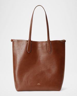 Bellport Leather North-South Tote Bag