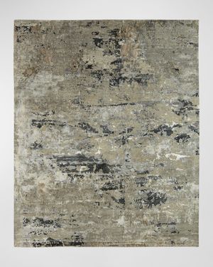 Driftwood Hand-Knotted Rug, 6' x 9'