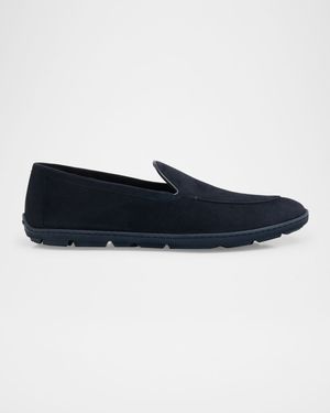 Men's Suede Sneaker Loafers