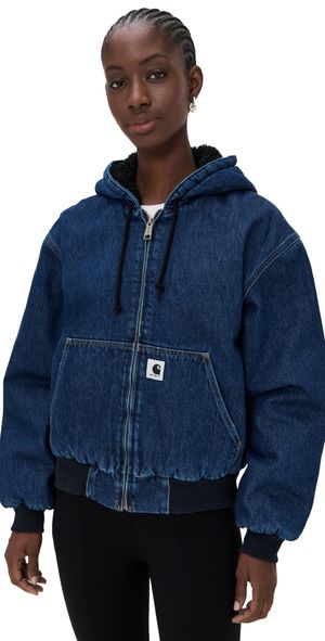 Carhartt WIP OG Active Jacket Blue (Stone Washed) S