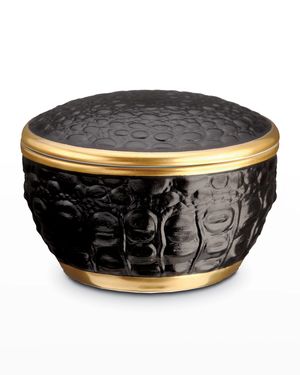 Crocodile Round Box