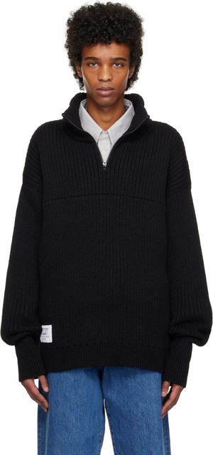 WTAPS Black Sub Sweater