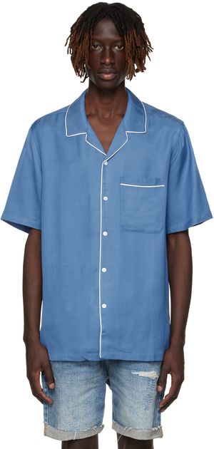 Ksubi Blue Downtown Shirt