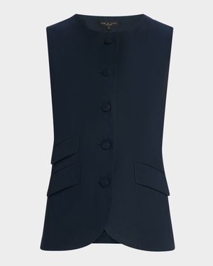 Slade Crew Linen Vest