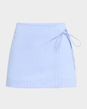 Lori Pinstripe Mini Skirt
