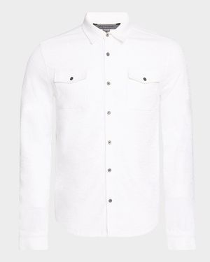 Men's Jacquard Western Shirt