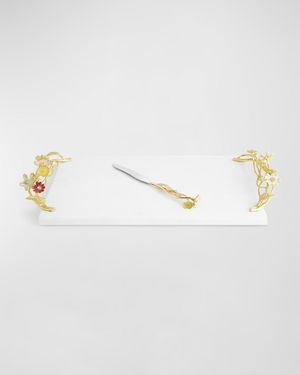 Wildflowers Cheeseboard with Knife