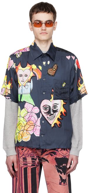 Rassvet Navy Drawings Shirt
