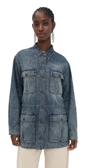 Isabel Marant Étoile Nossia Jacket Faded Blue 38