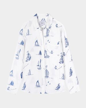 Sailboats Kathryn Button-Front Shirt