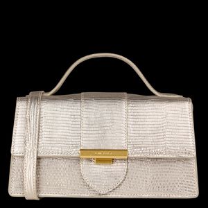 Lancaster Paris - Sac baguette en cuir grainé - Taille Unique - Beige