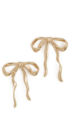 Ettika Bow Earrings Gold One Size