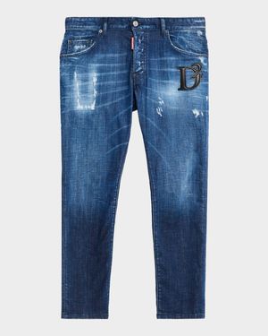 Men's Slim Distressed Skater Jeans
