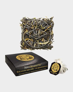 French Breakfast Muslin Tea Sachets, Set of 30