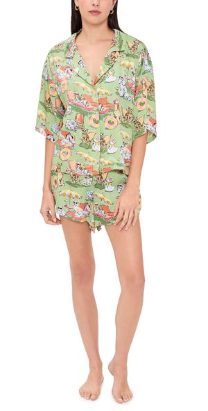 Printfresh Sweet Dreams Set Palm Royale Pooches L