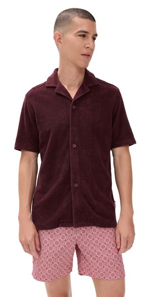 Orlebar Brown Howell Terry Shirt Damson S