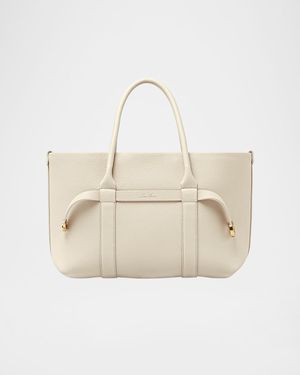 Ghiera Small Leather Shopper Tote Bag