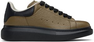 McQueen Khaki & Black Oversized Sneakers