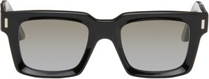 Cutler and Gross Black 1386 Square Sunglasses