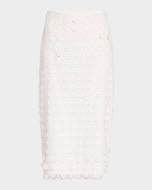 Dita 2 Woven Paillette Midi Skirt