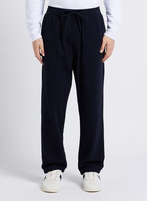 Knowledge Cotton Apparel - Pantalon droit en coton biologique - Taille XL - Bleu