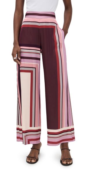 MISA Izzie Pants Chocolate Geo Stripe L