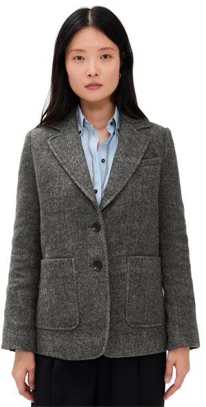 Favorite Daughter The Cheshire Coat Grey Twill XS