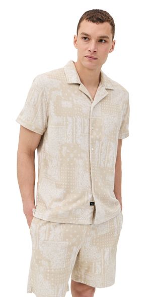 RAILS Maverick Shirt Bandana Craft Paper XXL