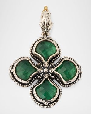 Ivy Two-Tone Avernturine and Mother-Of-Pearl Charm Enhancer