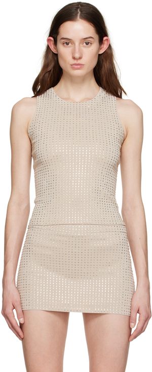Aya Muse Off-White Mela Tank Top
